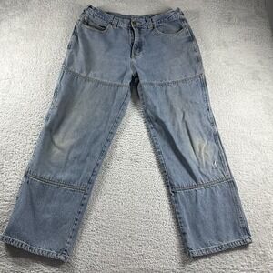 Guide Gear Double Knee Jeans Mens 36x30‎ Distressed Utility Workwear